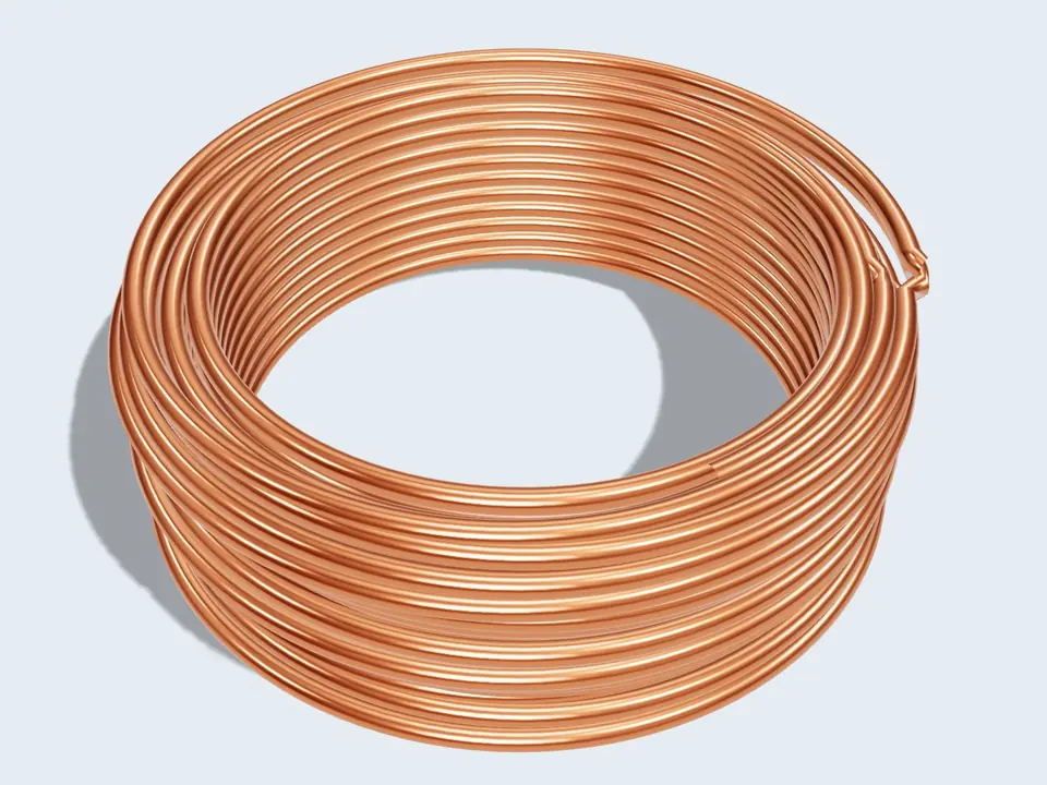 Electrolytic copper coil